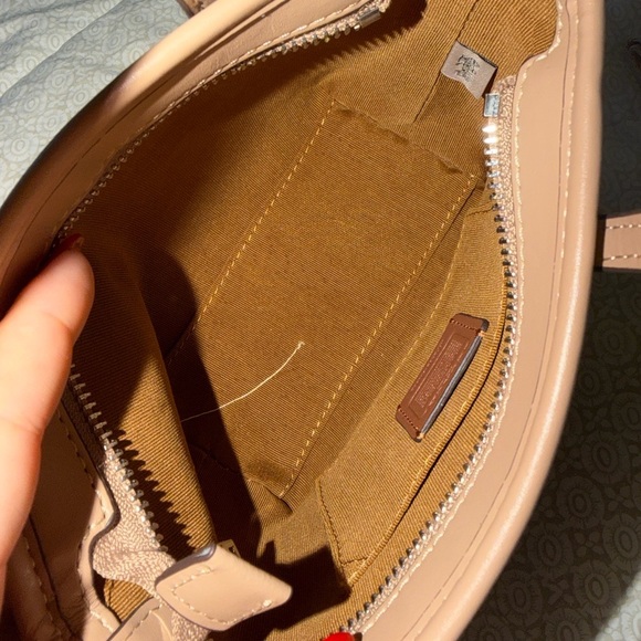 Coach Tan Signature Satchel Mini - Picture 5 of 5